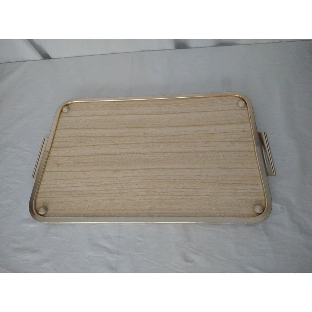 VTG Wood Serving Tray English Fox Hunt Scene Equestrian Hound Horse Pimpernel
